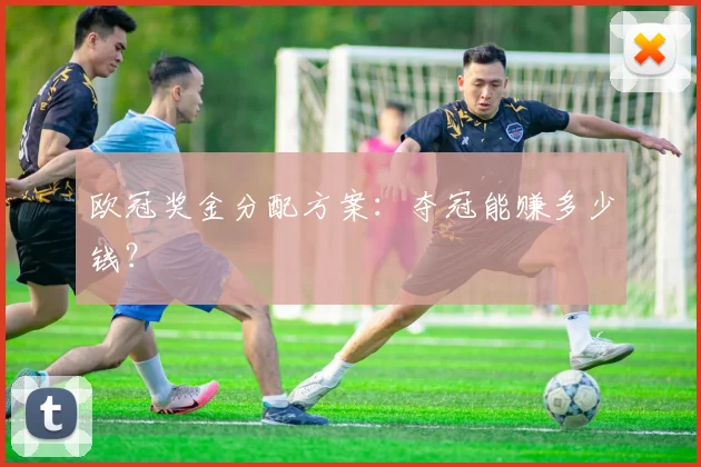 欧冠奖金分配方案：夺冠能赚多少钱？